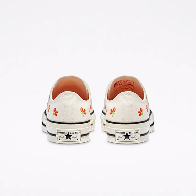 Converse Floral Print Chuck 70 Low Top Egret/bright Poppy/Black (570916C)