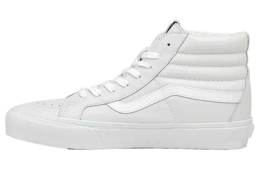 Vans Off-White Leather Sk8-Hi Reissue VLT LX Sneakers (VN0A4BVH9HA)