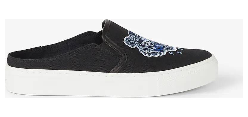 Kenzo Black Tiger K-Skate Slip-On Sneakers (FB52SN105F70)