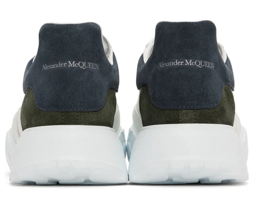 Alexander McQueen White Court Sneakers (634619WIAA1) (4)