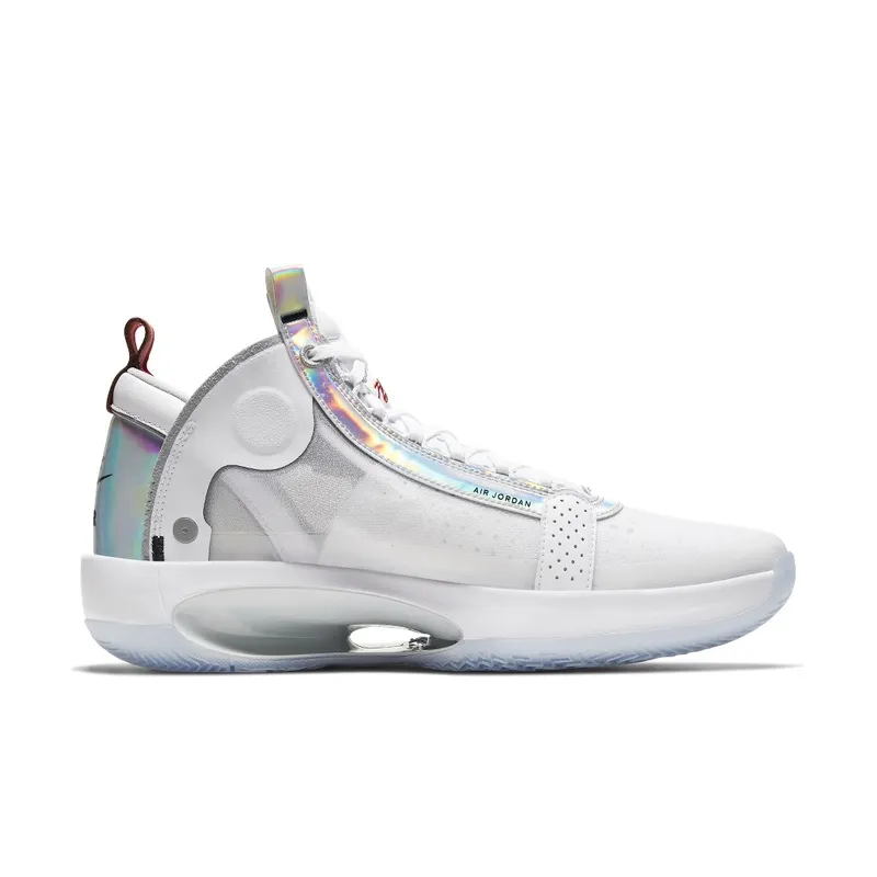 Air Jordan XXXIV White Metallic Silver (2020) (AR3240-101)