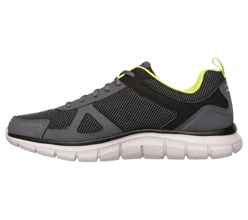 Skechers Track – Bucolo Sneaker Houtskool/Limoen