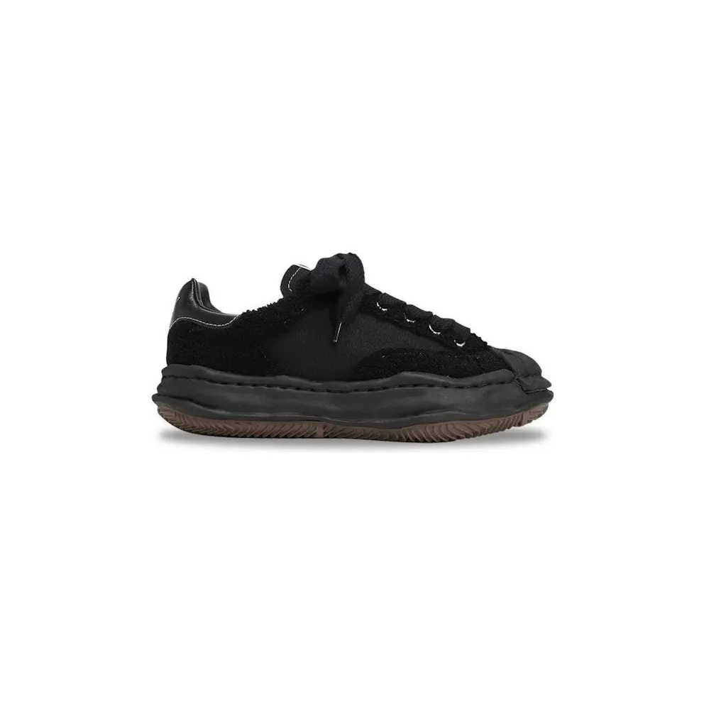 Maison Mihara Yasuhiro Blakey Low OG Sole Shell Toe Canvas Sagara Black (A08FW712)
