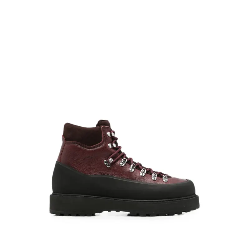 Diemme Lace-up Panelled “Red/Black” (DI26FWRVM ROCCIA BURGU)