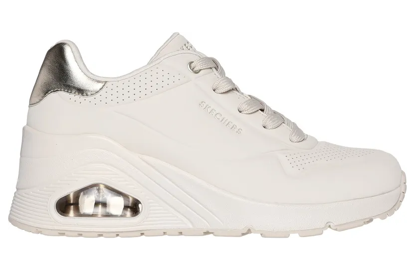 Skechers Uno Wedge – HI Steps Gebroken Wit