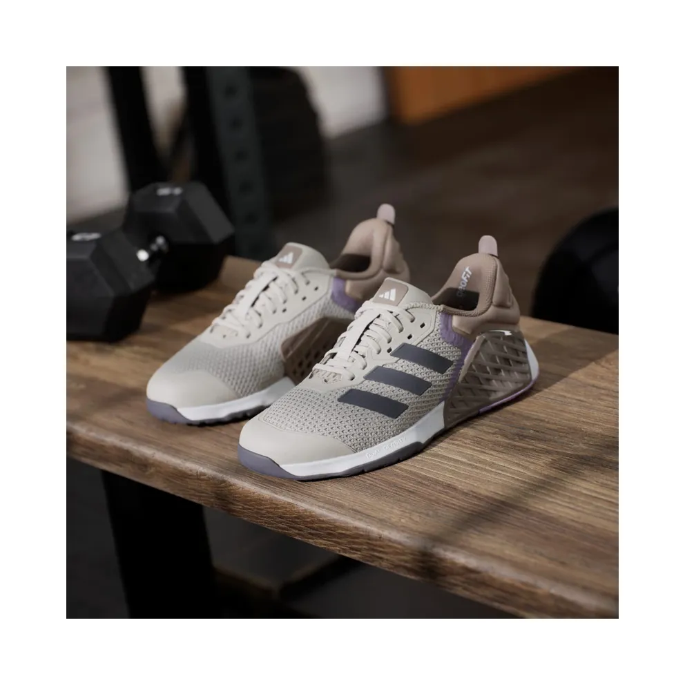 Adidas Dropset 3 Training Beige / Grey Strata / Powder Plum (JR1675)