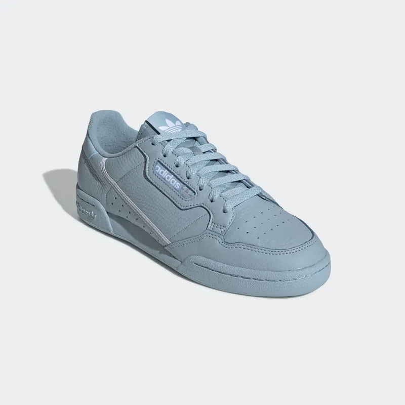 adidas Continental 80 Blue Ash Grey Ash Grey/Silver Metallic/Cloud White (EE4145)