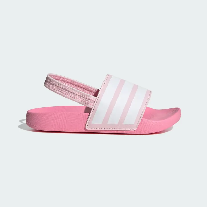 Adidas adilette Estrap Slides Kids Clear Pink / Cloud White / Bliss Pink (JR5331)
