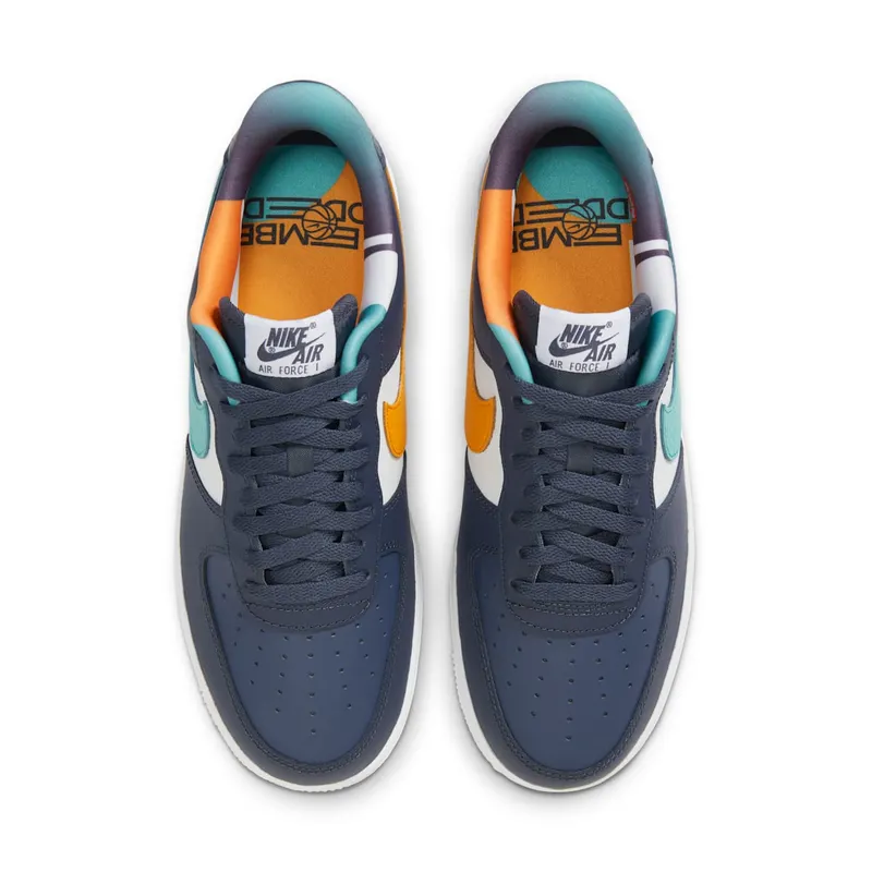 Nike Air Force 1 Low ’07 LV8 EMB Thunder Blue Washed Teal (DM0109-400)