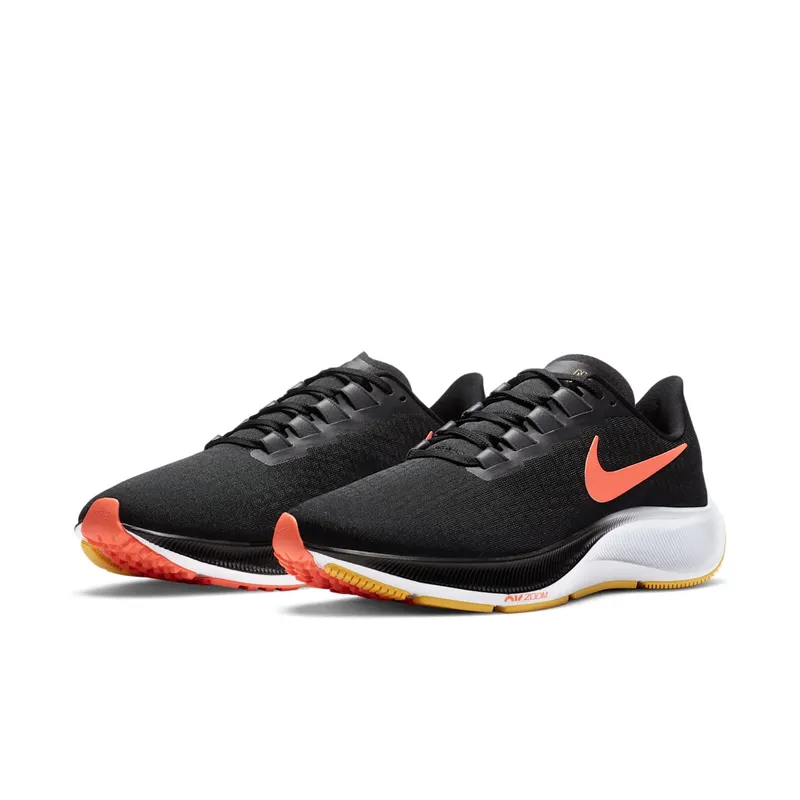 Nike Air Zoom Pegasus 37 Black Bright Mango (BQ9646-010)