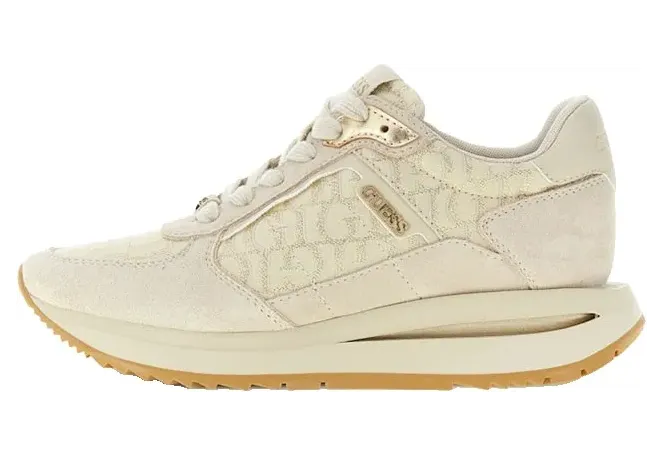 Guess sneaker Crème / Nude / Chamois (FLTEG5LEA12-OFFWH)