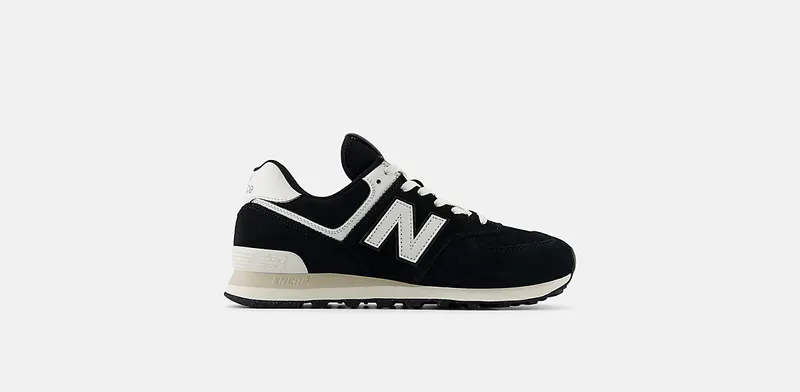 New Balance 574 Black White Beige (U574YCE)