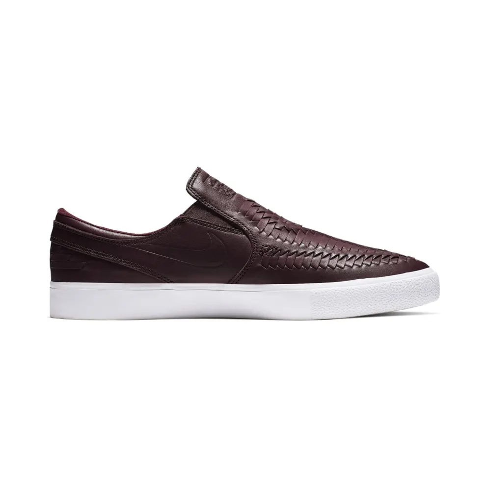 Nike SB Zoom Stefan Janoski Slip RM Crafted Woven Mahogany Mahogany/White-Gum Light Brown-Mahogany (AR4883-201)