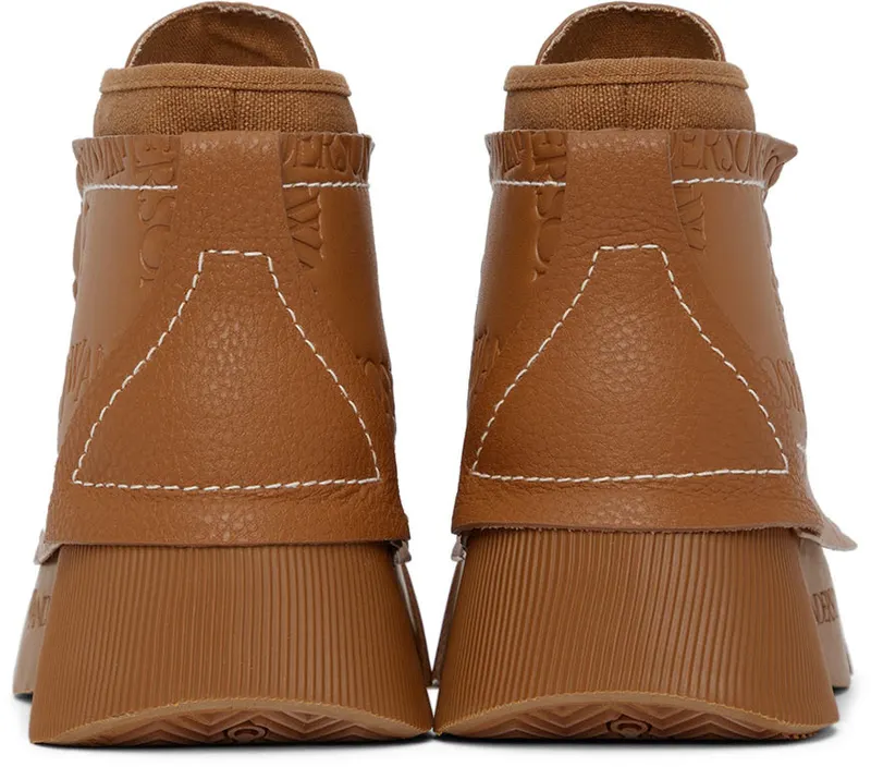 JW Anderson Tan Chunky High-Top (ANW37000A 15027)