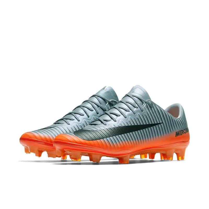 Nike Mercurial Vapor XI CR7 FG Forged For Greatness Cool Grey/Wolf Grey-Total Crimson-Metallic Hematite (852514-001)