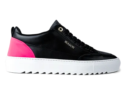 Mason Garments Tia Leather/Suede/Reflective Black/Asfalto/Fluo Pink Schwarz (FW20-24A)