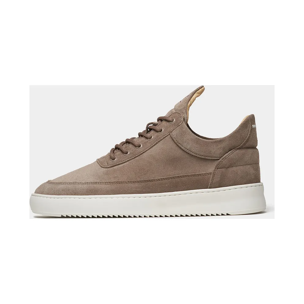 Filling Pieces Low Top Organic Suede Earth
