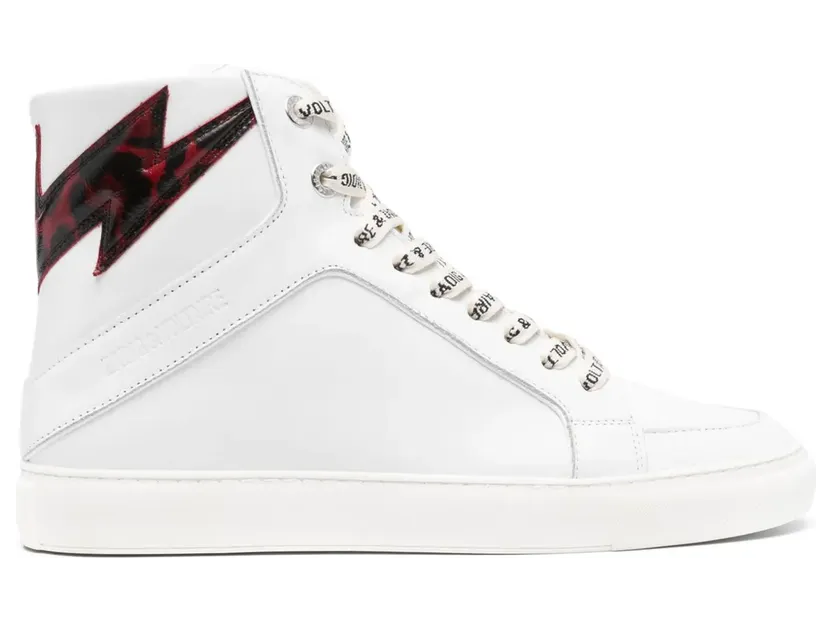 Zadig&Voltaire Flash leren sneakers – Wit (SWSN00441)