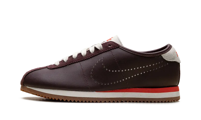 Nike Cortez Leather “Perforated Swoosh – Burgundy Crush” (HQ1841-601)