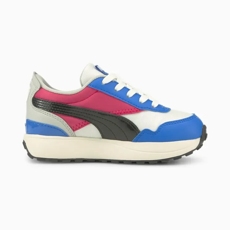 Puma Cruise Rider Silky kinderen Wit/Blauw (381865-02)