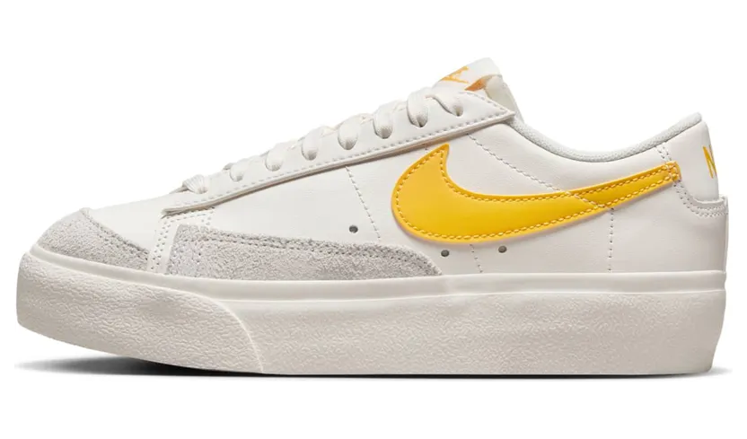 Nike Blazer Low Platform Sail Vivid Sulfur “Sail / Pale Ivory / Vivid Sulphur” (DJ0292-111)