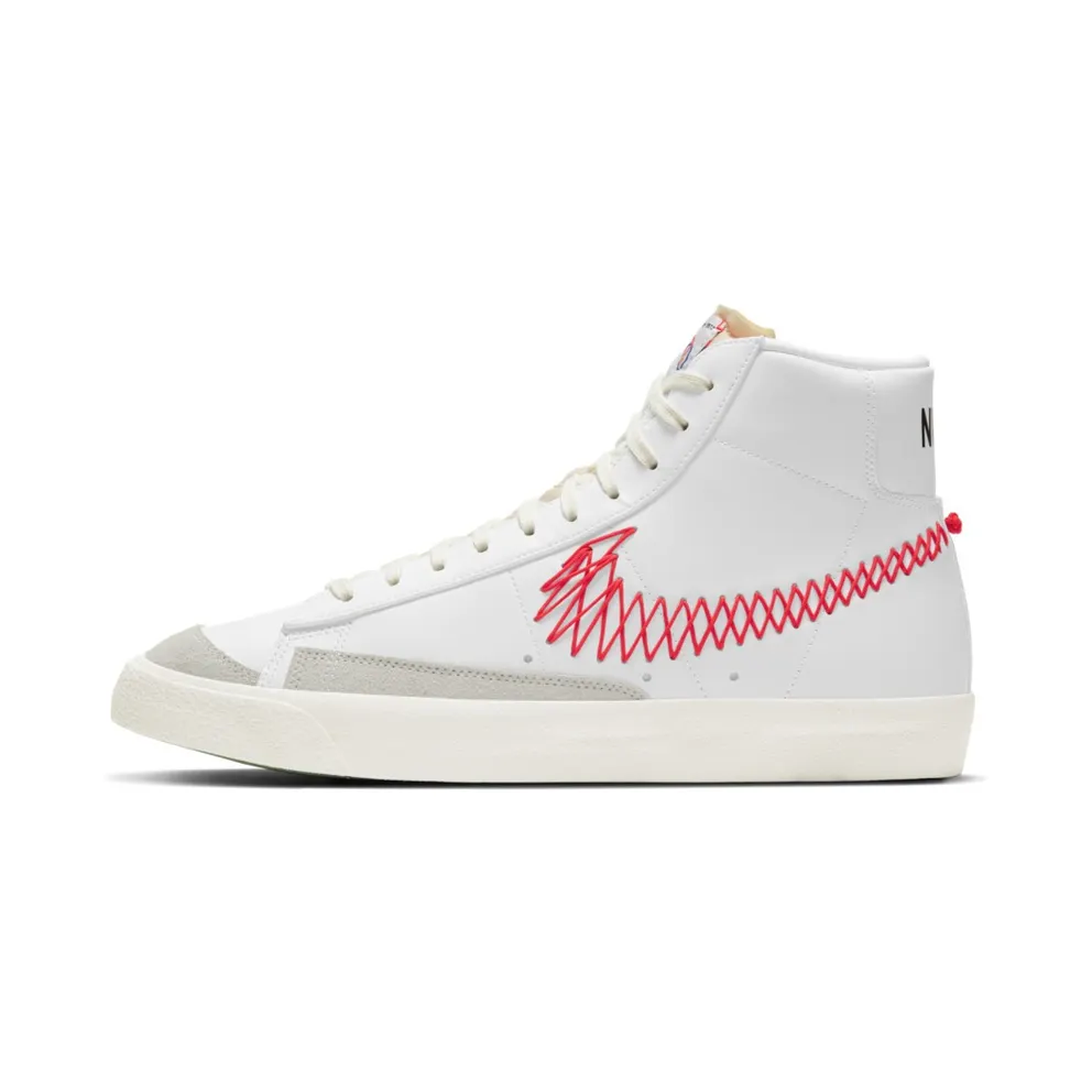 Nike Blazer Mid 77 Vintage Zig Zag White/Sail-Summit White-Bright Crimson (DD8489-161)