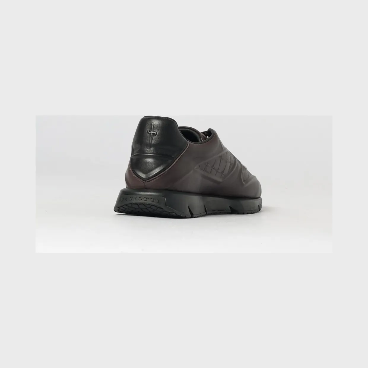 Cesare Paciotti Leather Sneakers Dark (MU69800SV109) (2)