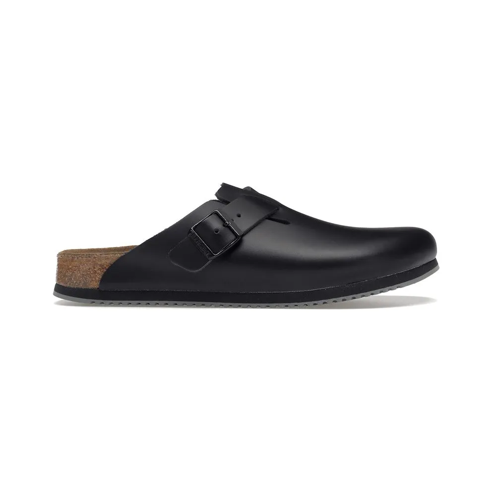 Birkenstock Boston Super Grip Leather Black (0060194)