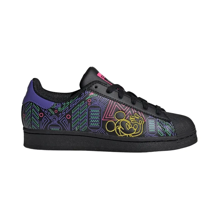 adidas Superstar Disney Mickey Core Black Cloud White Yellow (IF1269)