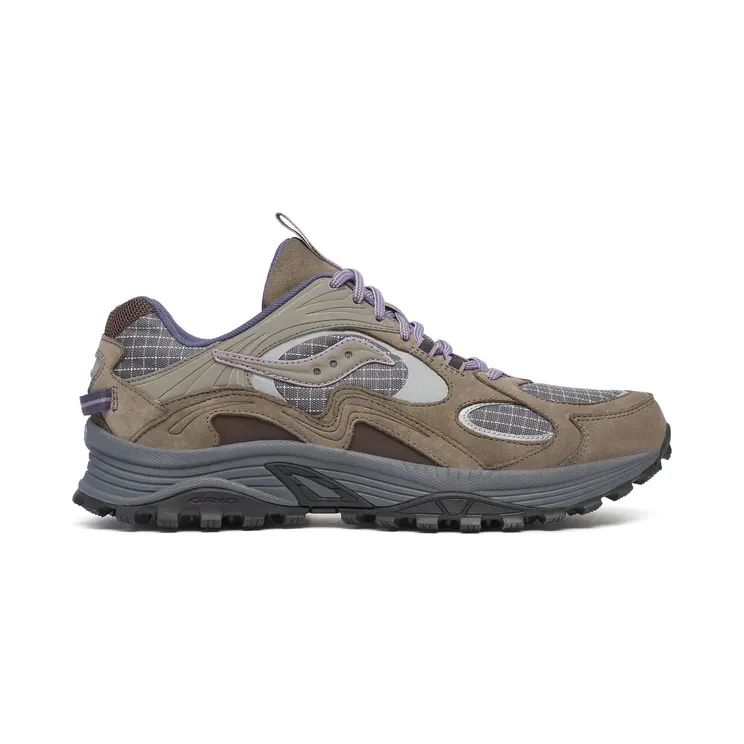 SAUCONY Grid Aura X “Dark Grey / Mud” (S70924-1)