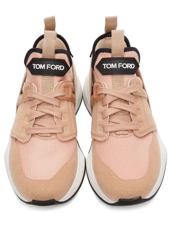 TOM FORD Pink Jago Sneakers (W2818N-TOF005) (5)