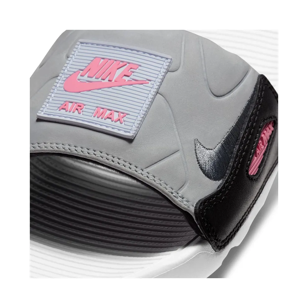 Nike Air Max 90 Slide White Rose Cool Grey (W) White/Rose-Pure Platinum-Cool Grey (CT5241-100)