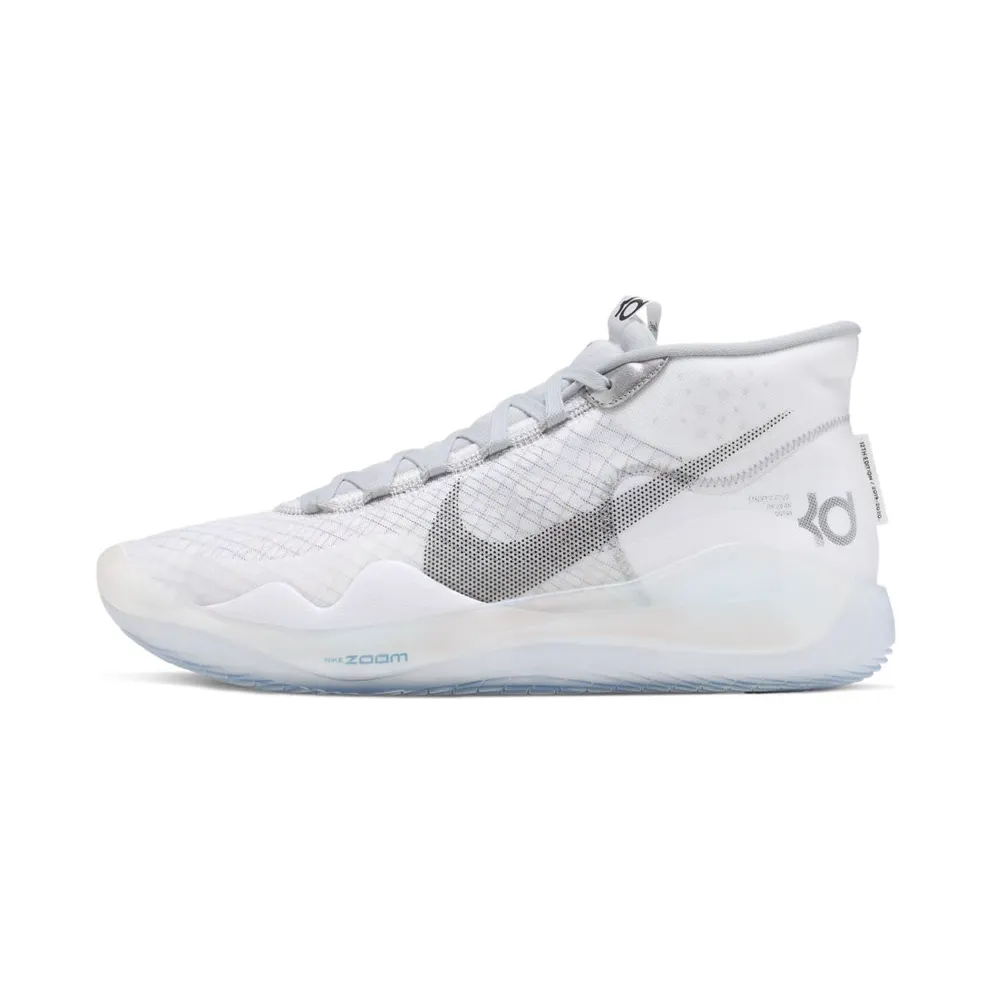 Nike KD 12 White Wolf Grey White/Wolf Grey-Black (CK1195-101)