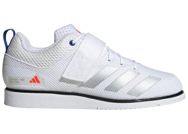 adidas Powerlift 5 Cloud White Silver Metallic Core Black (ID2474)