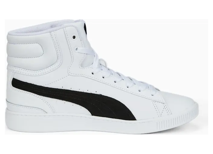 Puma Vikky v3 halfhoge leren Goud/Zwart/Wit (387610-01)