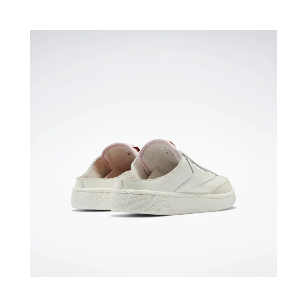 Reebok Club C Laceless Mule Chalk / Baked Earth / Frost Berry