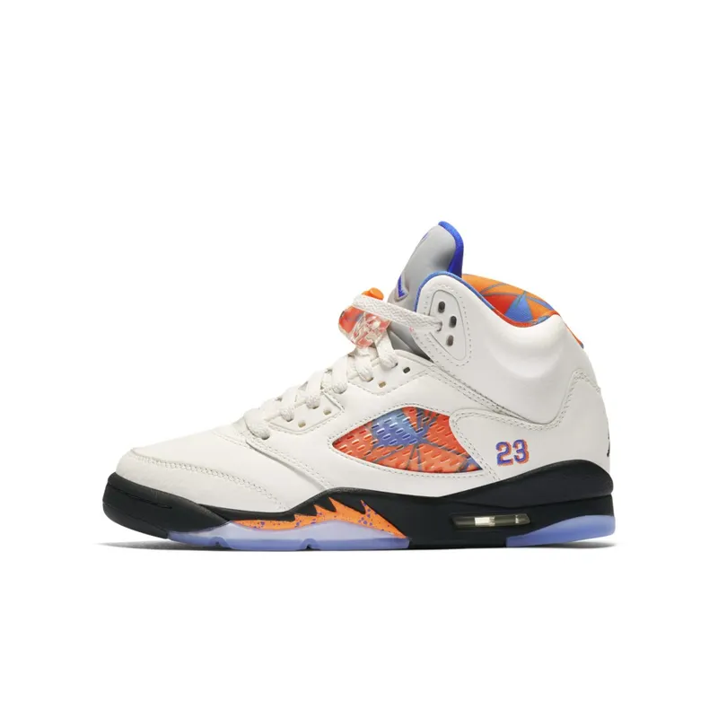 Jordan 5 Retro International Flight (GS) Sail/Racer Blue-Cone-Black (440888-148)
