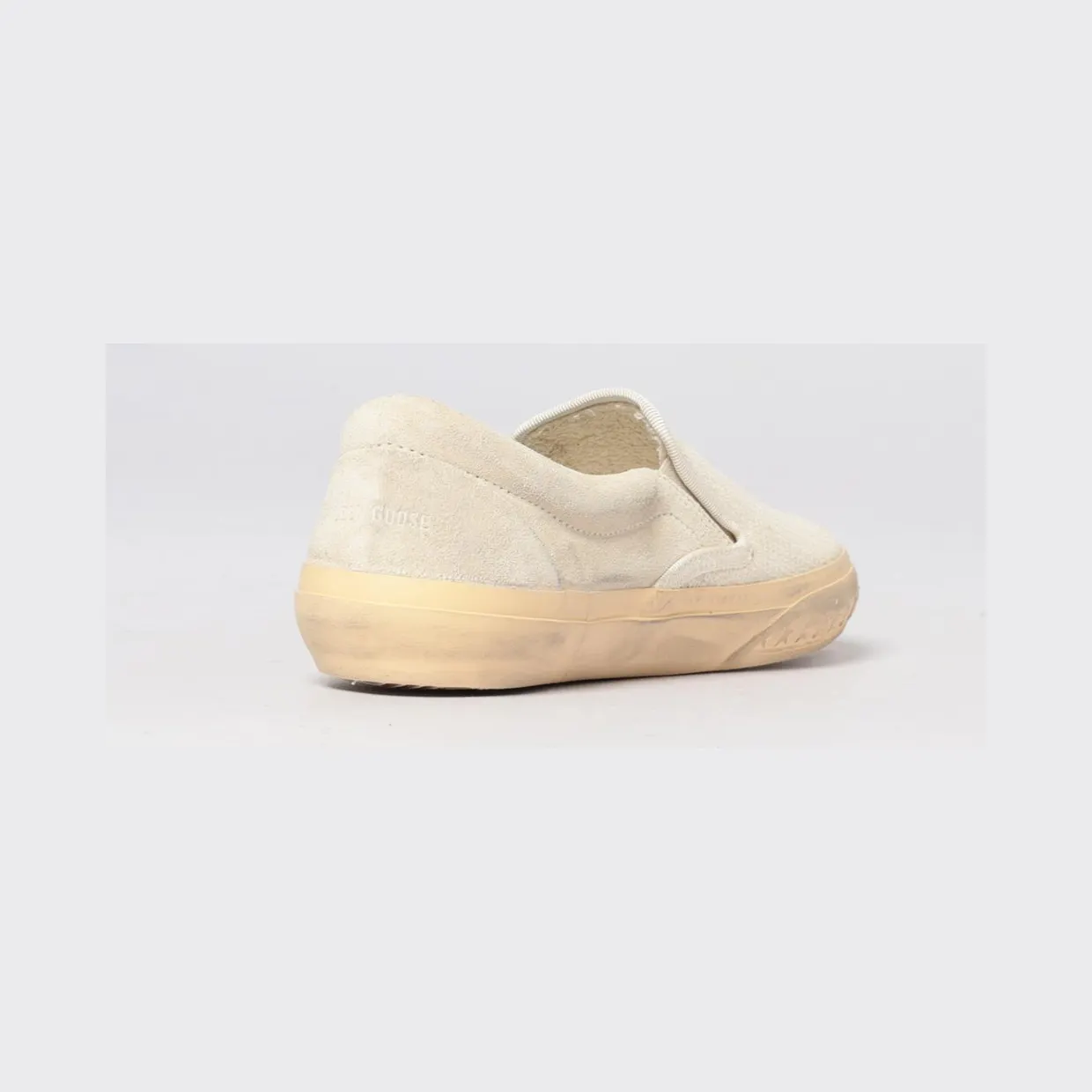 Golden goose VCE Penstar Used Suede and Canvas Sneakers White (GWF00306F00809515112) (2)