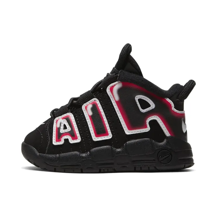 Nike Air More Uptempo TD ‘Laser Crimson’ Black/White/Laser Crimson (CK0825-010)