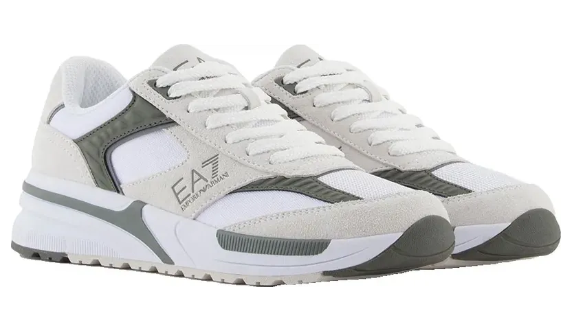 Ea7 Emporio Armani sneaker White / Mulled Basil (7X000359AF19081MZ1686)