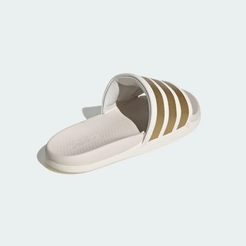 Adidas ADILETTE COMFORT 2.0 Slides Off White / Gold Metallic / Chalk White (JP9123)