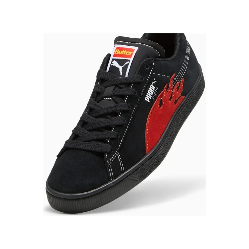 Puma Suede Black/Red (39612701)