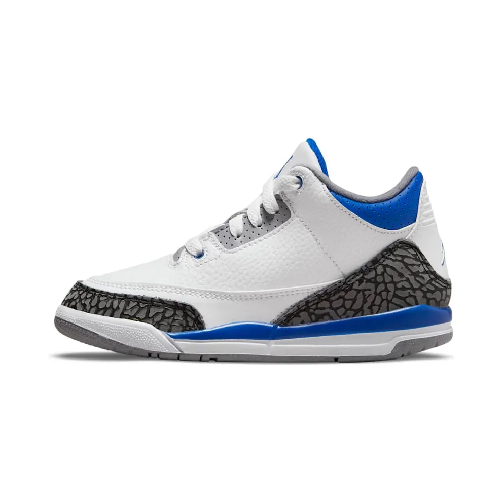 Air Jordan 3 Retro Racer Blue (PS) (429487-145)