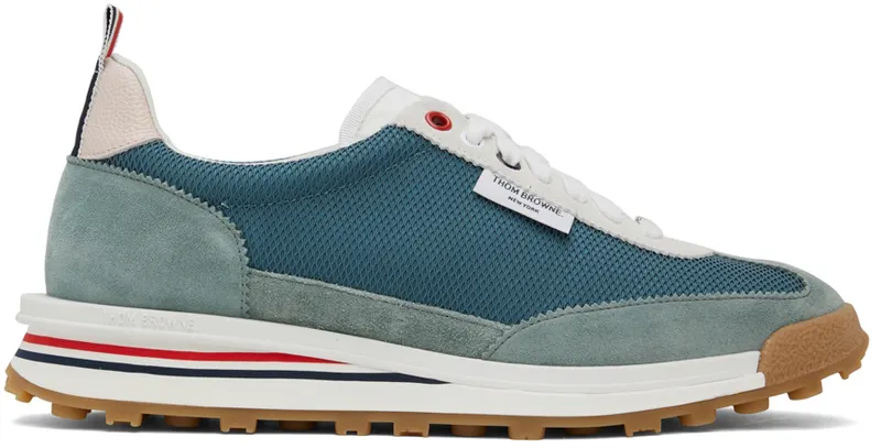 Thom Browne Blue Mesh Tech Runner (MFD239A-06973)