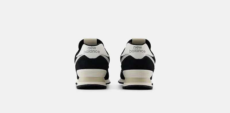 New Balance 574 Black White Beige (U574YCE)
