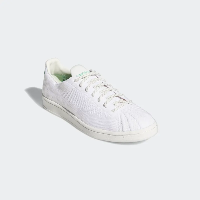 adidas Pharrell Williams Primeknit Superstar Core White / Core White / Vivid Green (GX0194)