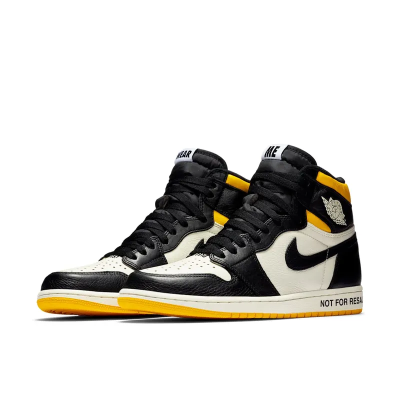 Jordan 1 Retro High “Not for Resale” Varsity Maize Sail/Black-Varsity Maize (861428-107)