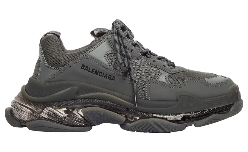 Balenciaga Triple S Clear Sole Dark Grey (541624W2GA11801)