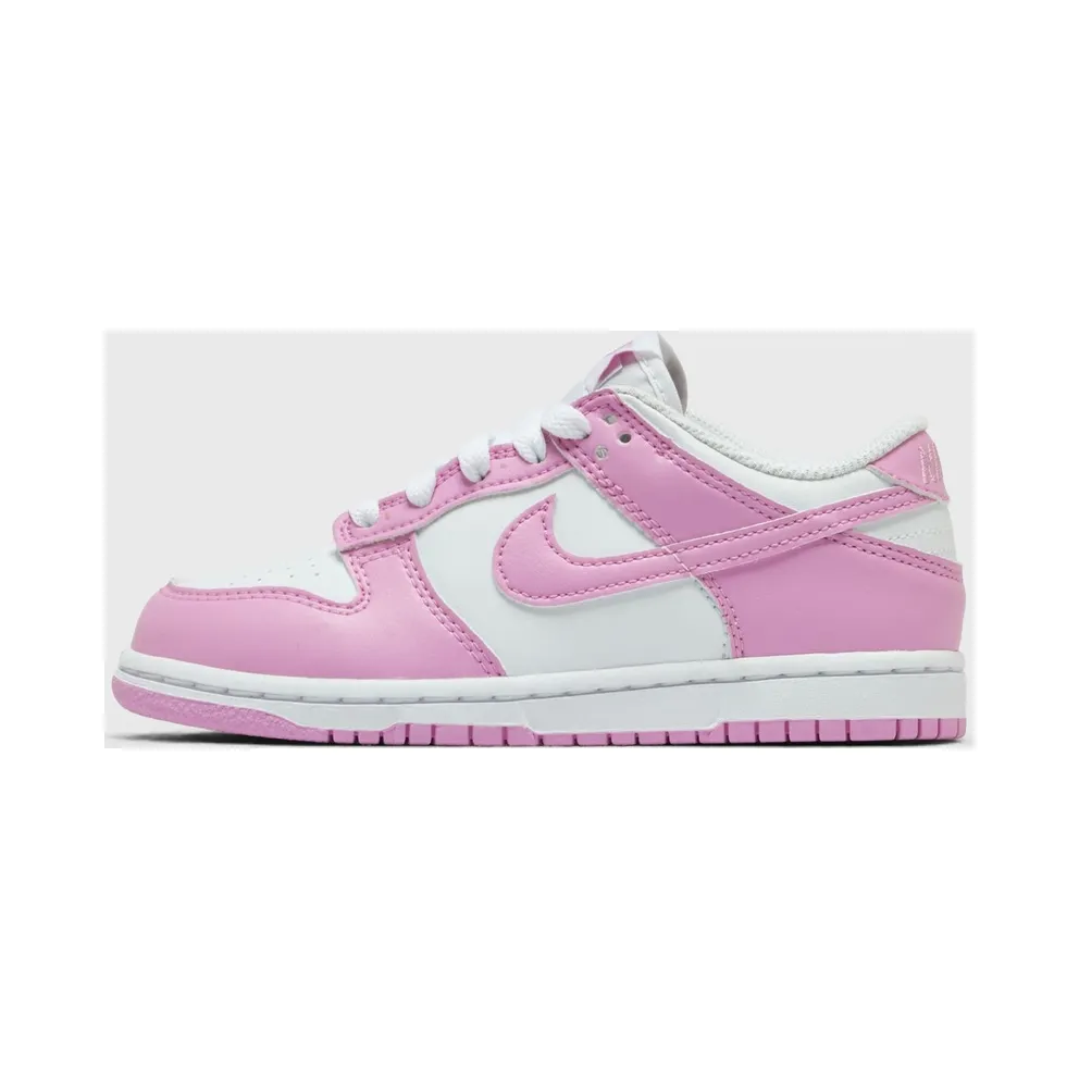 Nike Dunk Weiß / Weiß / Weiß / Pink Rise