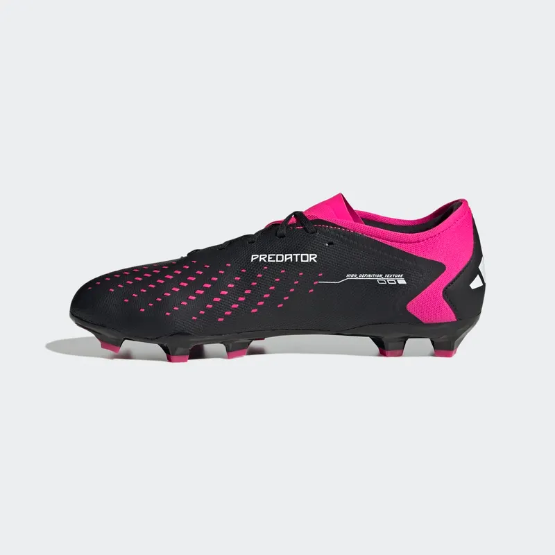 adidas Predator Accuracy.3 Low FG Core Black Cloud White Team Shock Pink (GW4602)